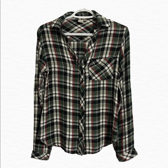 Twik black/white/red plaid shirt - Picture 2 of 5